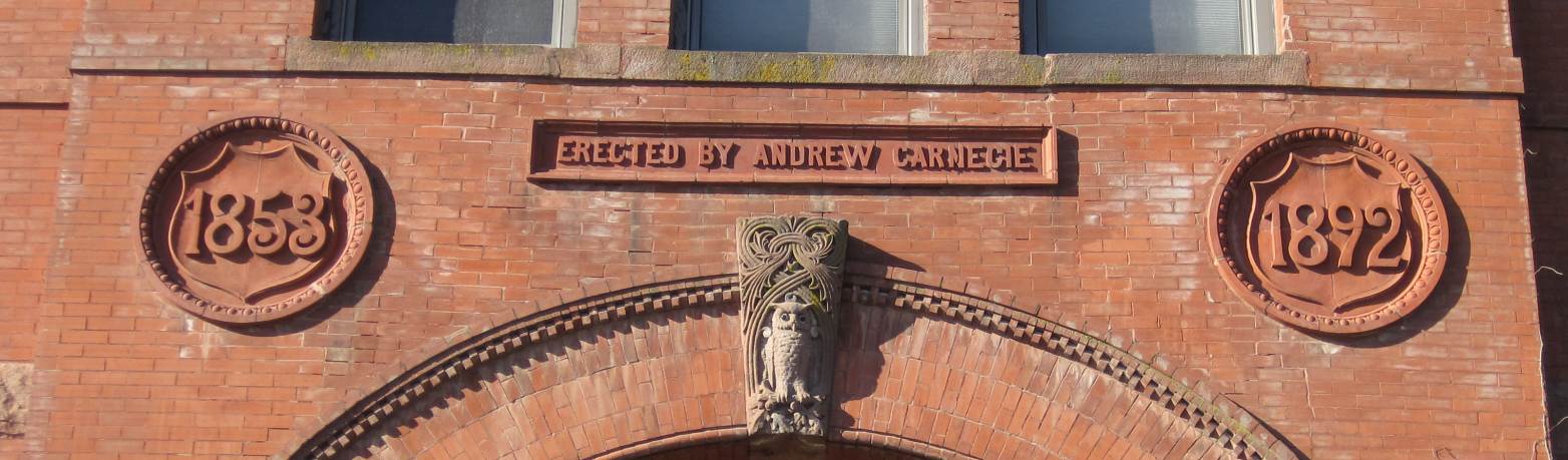 Close-up of Carnegie Historical Museum