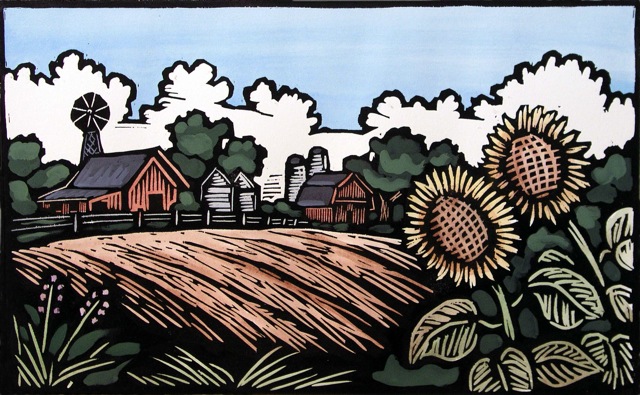 John Schirmer — Sunflowers by the Fields
