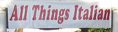 All Things Italian sign