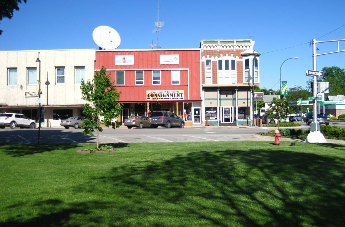 East side of the Fairfield square