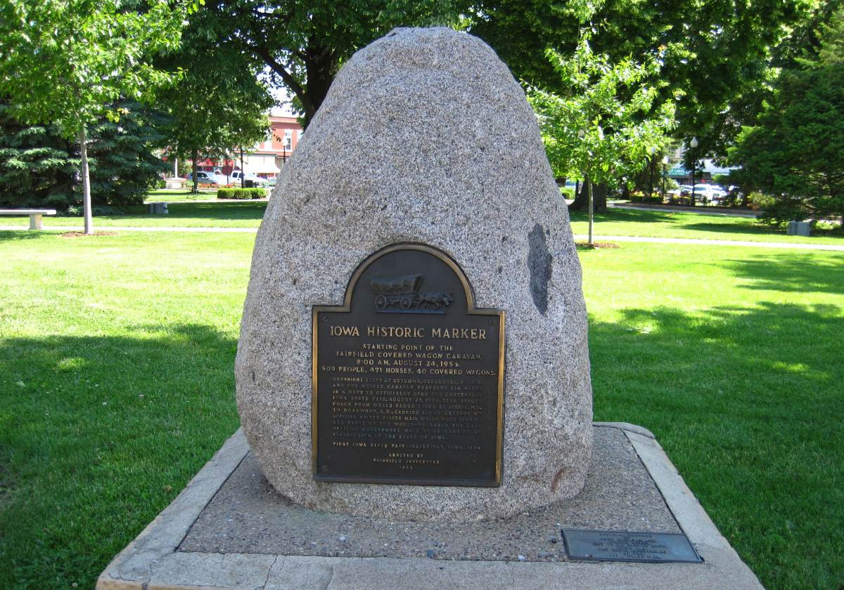 Historical Marker in Central Park