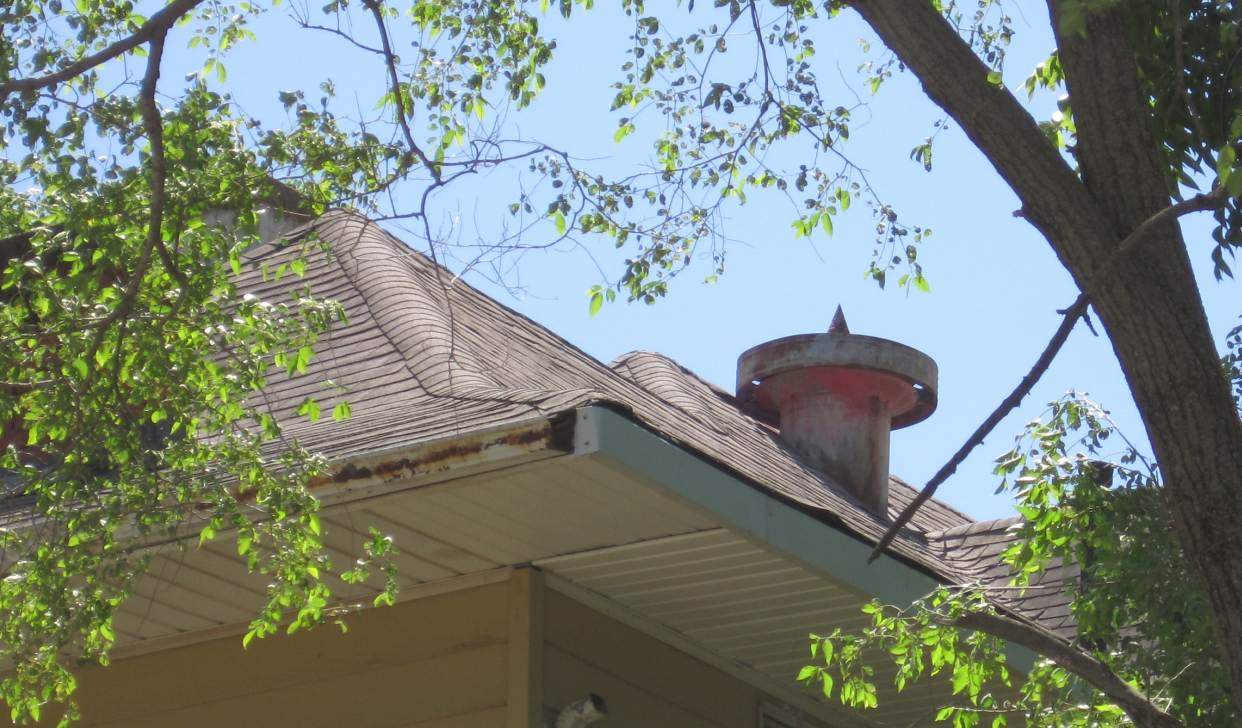 Louden Ventilator on the roof.