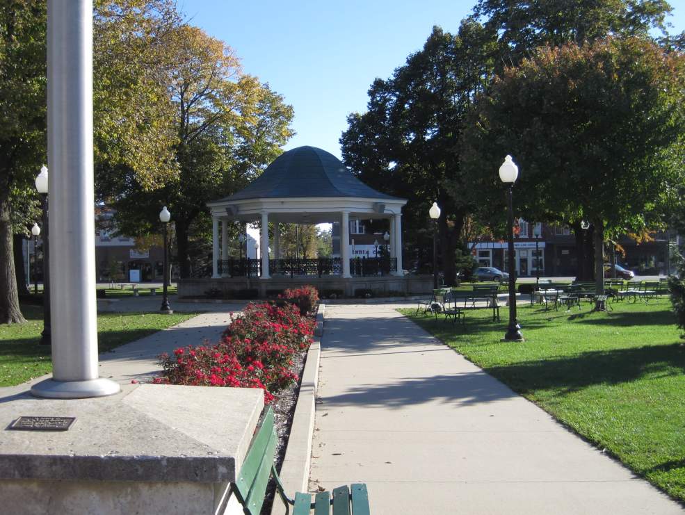 In 1969 this bandstand replaced the 1907 bandstand.