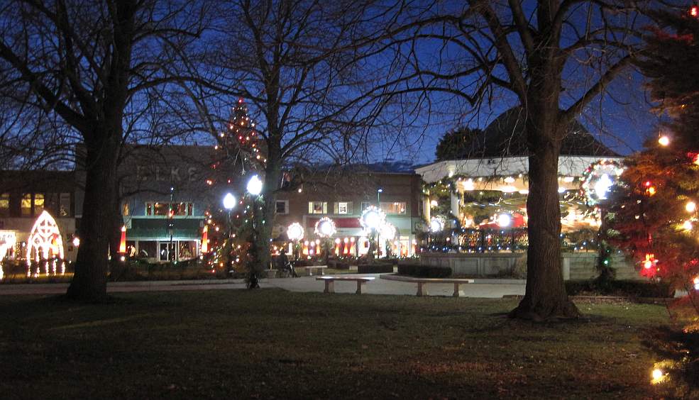 Looking from the Square to the West side.  (Dec 2011),