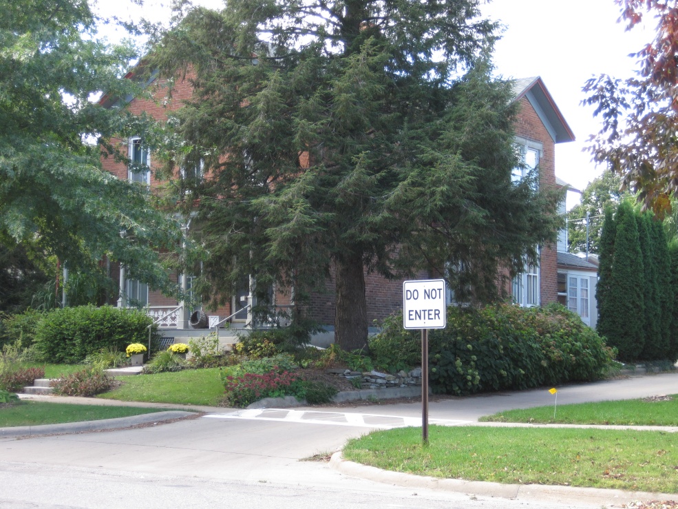 Northeast side of George A. Wells House