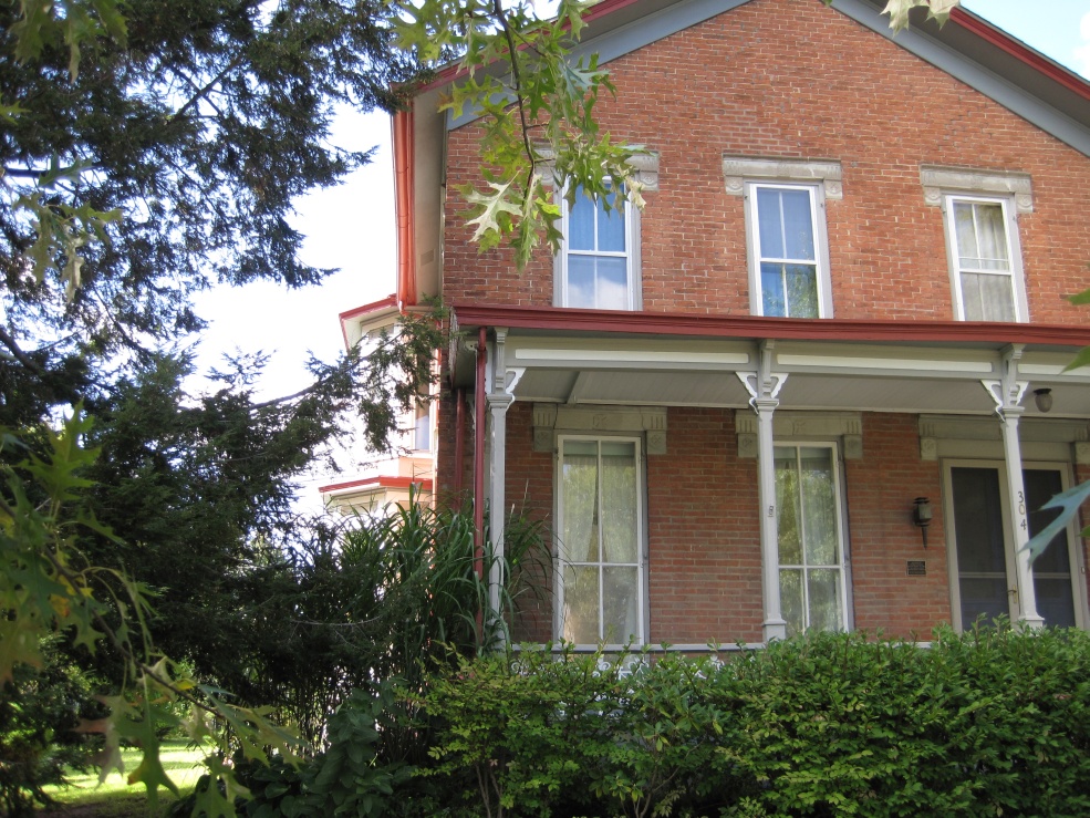 Left side of George A. Wells House