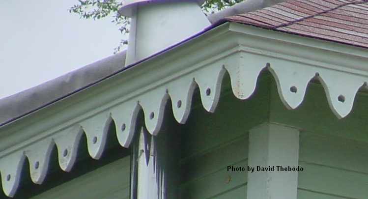 Verge board close-up