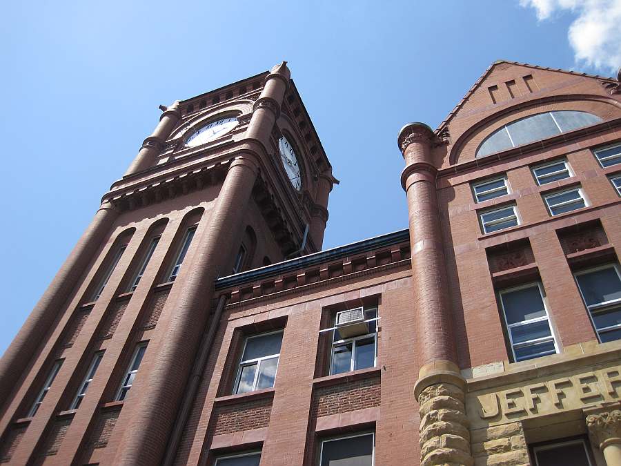 South side, Jefferson County Courthouse.